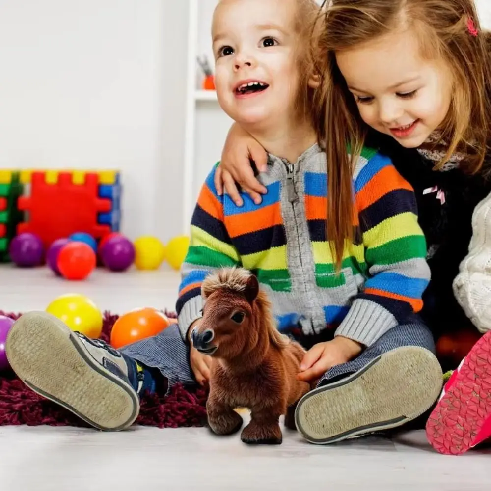 Fashion Robot Horse Interactive Tail Wagging Smart Horse Walking Robotic Pet Chilren