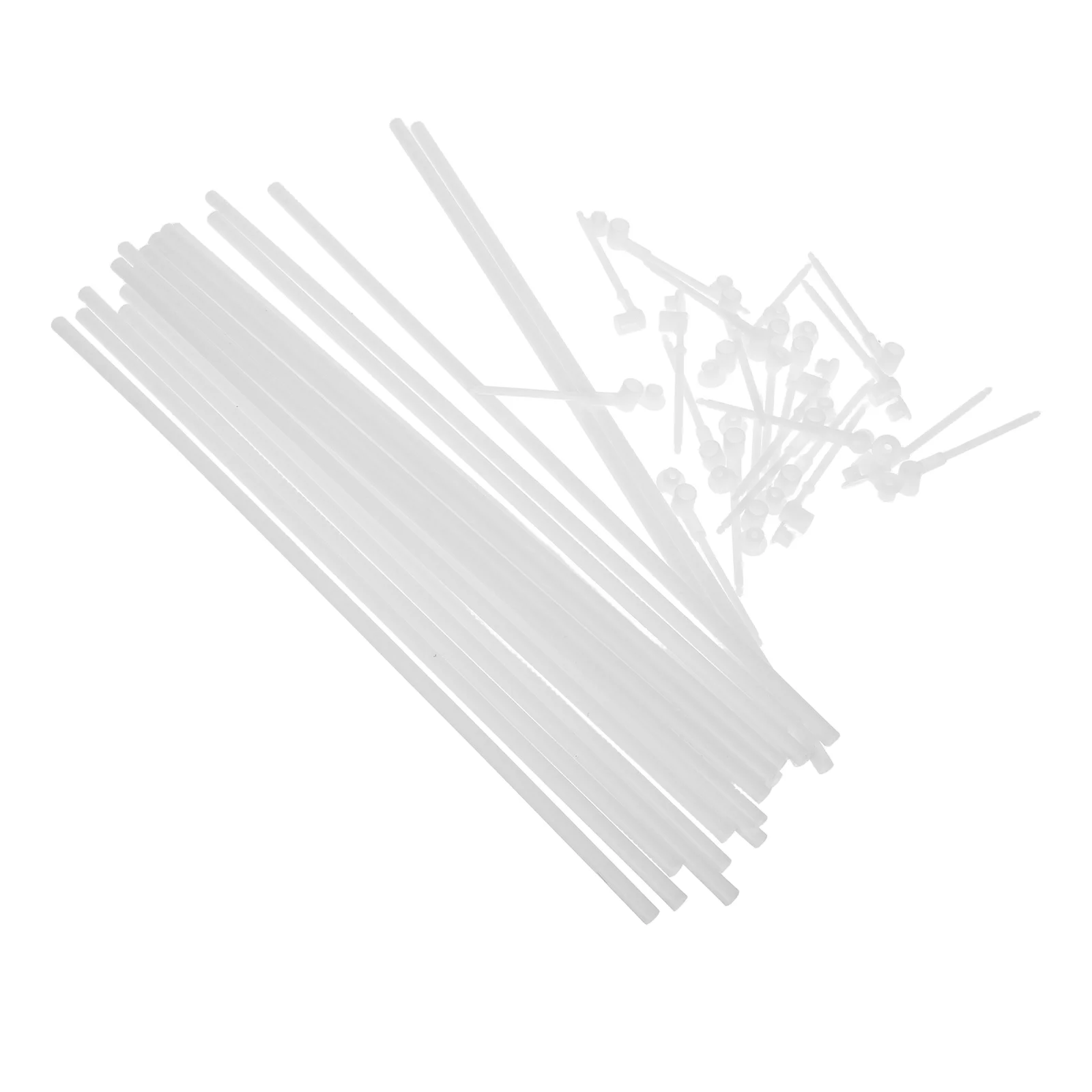 20 Set Windmill Accessories Easy Installation Handheld Pinwheel Headpiece Solid Rod Versatile Use Complete Kit Outdoor