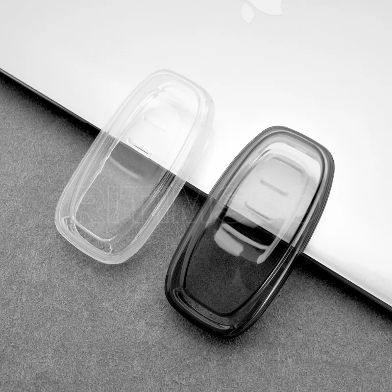 Soft Transparent TPU Car Key Protector - Premium Auto Accessory