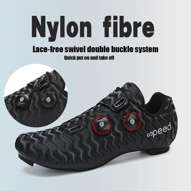 Cycling Shoes Professional Men Women Cycling Shoes Breathable Hard-Soled Booster Road SPD Road Competition