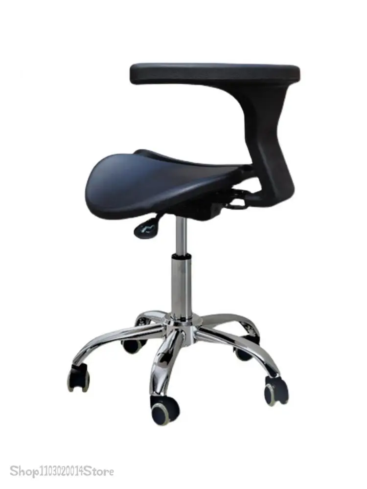 Saddle Chair Backrest Lift Chair Cosmetic Adjustment Dental Stomatologist stool Silent Pulley Simple stool