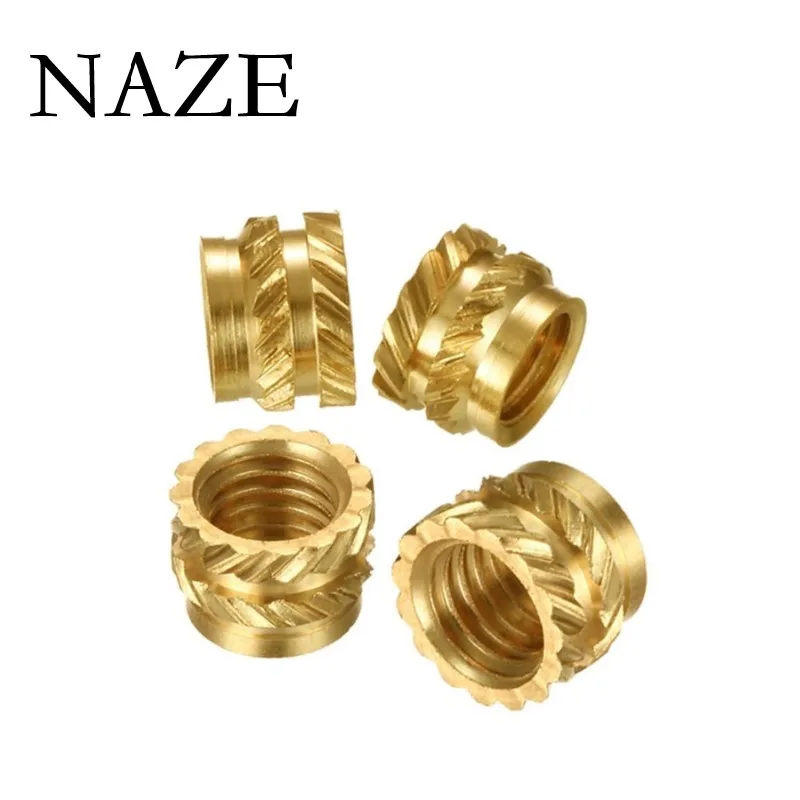 M3 3x5x4 Thread Knurled Brass Heat Insert Nut 100pcs brass heat insert nut,brass hot melt insert nut,brass heat insert nuts,threaded insert nut,brass insert nut,insert nut,hot melt insert nut for 3D Printer Voron 0/0.1/2.4