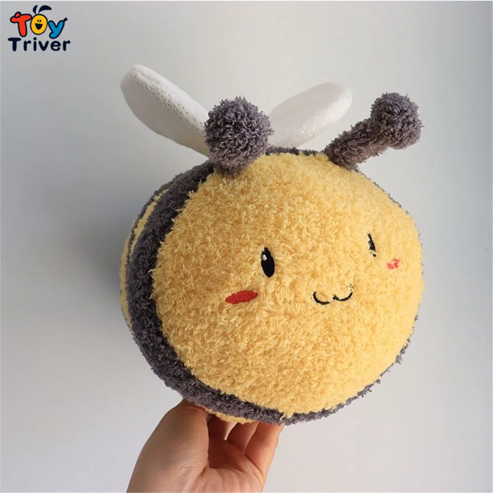 Onsoyours Cute Bee Plush, Soft Stuffed Animal Honey Bee Plush Toy Pillow  for Kids (Yellow, 13)