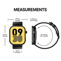 New Zeblaze Btalk Plus Voice Calling Smartwatch 2.03'' HD Color Display Health and Fitness Tracking Smart Watch for Men Women 6