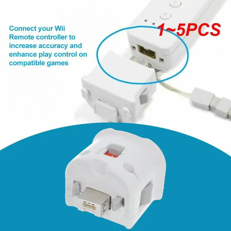 1 ~ 5Pcs Wii Motion Enhancer Adapter Sensor Kit Motion Plus Per Wii Gaming Handle Intensificatore Del Telecomando Per