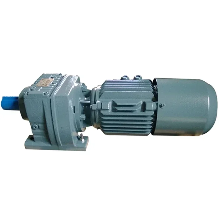 high quality R Gearbox Speed Reducer helical gearbox 3hp gear motor 3 phase gear motor