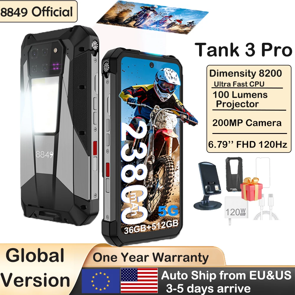 【早い者勝ち】Unihertz 8849 TANK3　ハイエンドタフネス　防災 Unihertz 8849 Tank 3のスペック・対応バンドまとめ！巨大