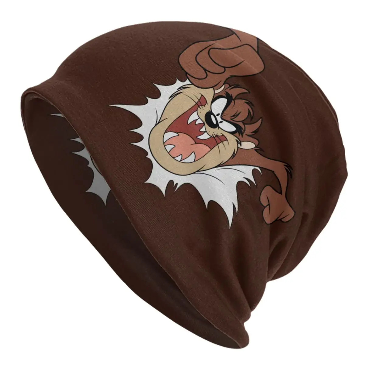 

Tasmanian Devil Bonnet Hats Fashion Knitting Hat For Women Men Autumn Winter Warm Taz Cartoon Comic Skullies Beanies Caps