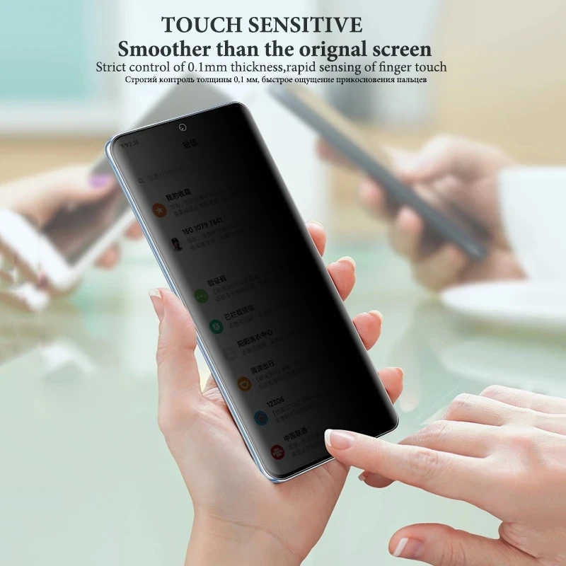 1-2Pc Anti Spy Hydrogel Film for Samsung S21 S20 S22 Note 20 Ultra Note10 9 S10 Plus S20 Fe S9 S8 Plus Privacy Screen Protector