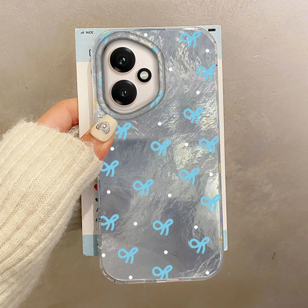 Chic Circular Dots Bowknot Phone Case Cover