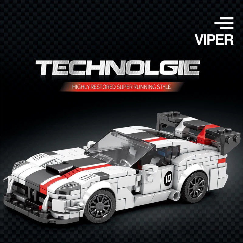 

Reobrix 419pcs City Car Model Speed Champion Building Blocks Daytona Creative Racing Sports Vehicle Bricks for Kids Children
