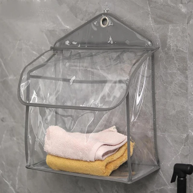 Hanging Mesh Bag Bathroom Shower Storage Organizer Hamper Closet