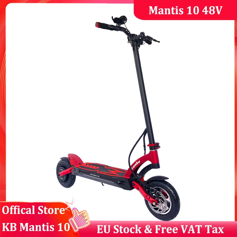 Originale Kaabo Mantis 10 10 Pollici Motore Singolo E-Scooter 800W 48V 18.2Ah Scooter Elettrico Pieghevole Scooter Elettrico