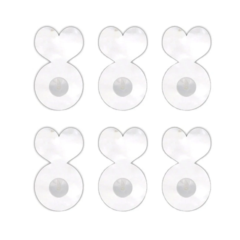 

Pack of 6 Earring Lifter for Heavy Earrings Practical Large Earring Backings Convenient Ear Lifters Acrylic Stopper