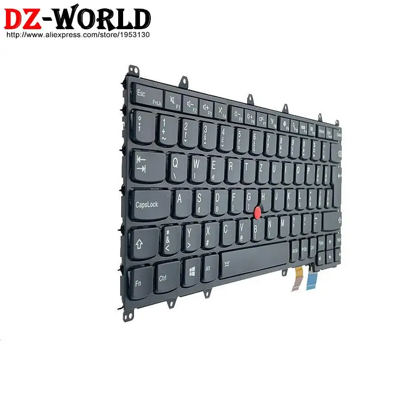 Qwertz de gr cz ch Sws hu si sk Alemão Checo Húngaro Esloveno Teclado Retroiluminado para Lenovo Thinkpad Yoga 260 s1 3 - Imagem 3