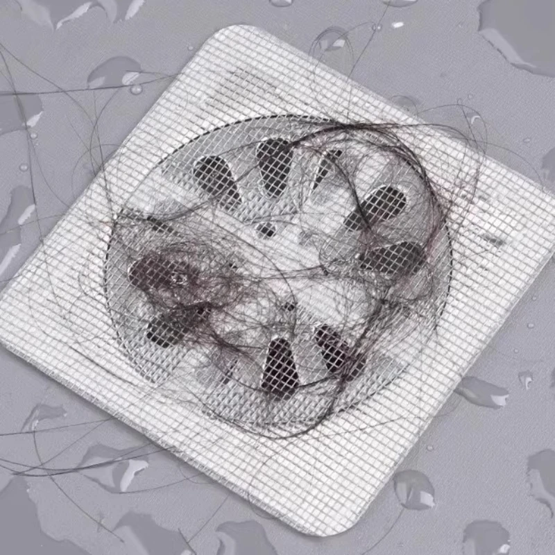 Disposable Hair Catchers for Shower Mesh Shower Drain Covers 30/20/10PCS-Floor Sink Strainer Filter Mesh Stickers Bathroom shower drain floor drain filter shower sink strainer sink drain strainer floor drain strainer basin drain cover