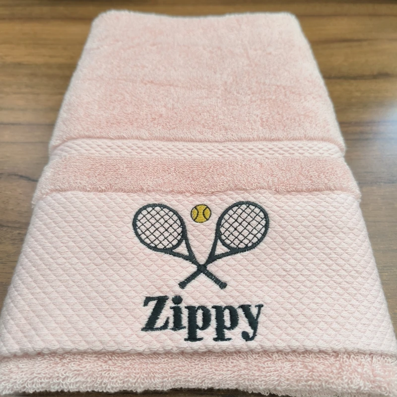 AHSNME Customized Towel Tennis Team Name Embroidery Hand Towel Personalized Towels for Birthday Gift Soft Sport Towel 3