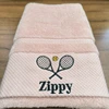 AHSNME Customized Towel Tennis Team Name Embroidery Hand Towel Personalized Towels for Birthday Gift Soft Sport Towel 3