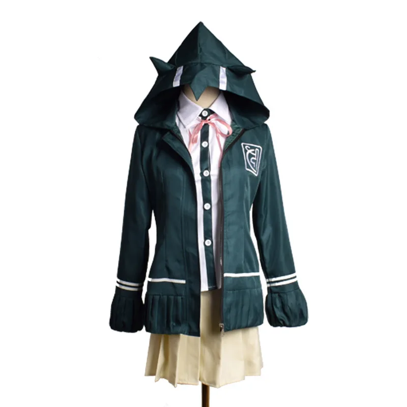 

Nanami ChiaKi Danganronpa: Trigger Happy Havoc Japanese Anime Cosplay School Uniform Dresses Skirts Halloween Carnival