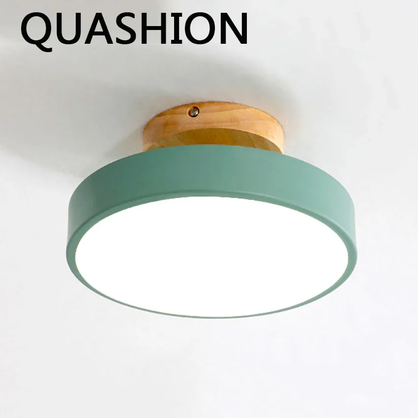 

LED Ceiling Lights Nordic Macaron Colorful Ceiling Lamp New Home Decor Luminaria to Bedroom Foyer Indoor Lighting Aisles Lustre