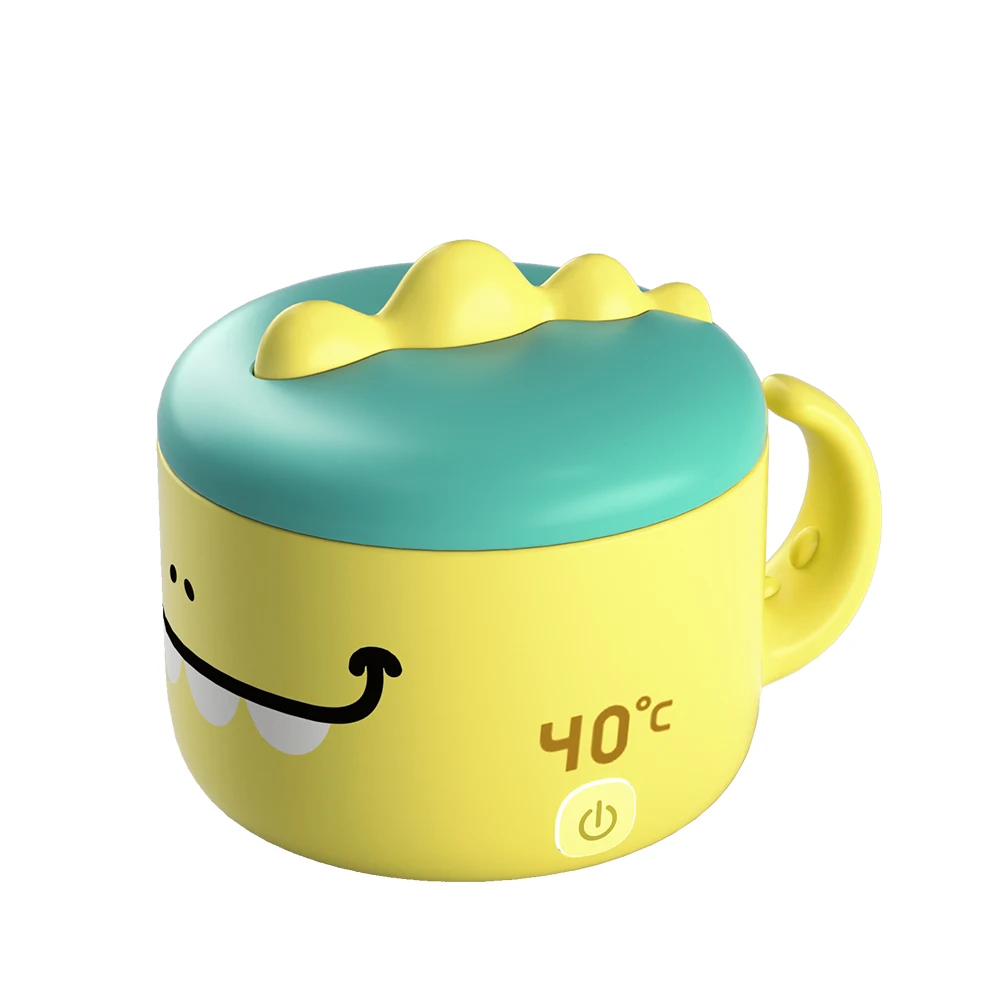 Snow Bear Baby Thermos Bowl Baby Warming Bowl Keep Warm Stainless Steel 400ml