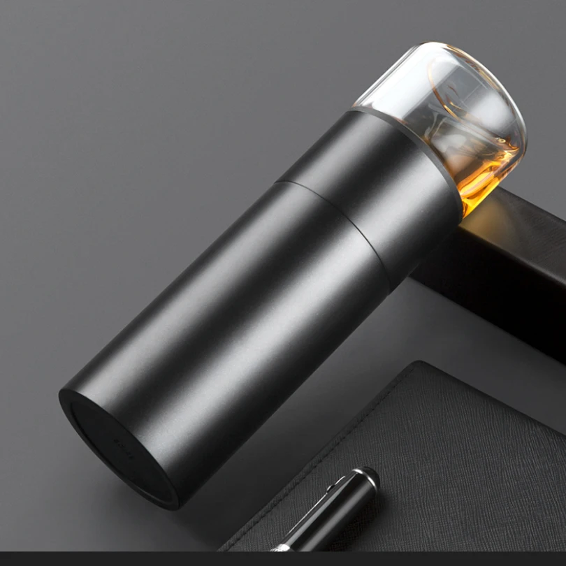 Tea Cup Tea Separation Heat-resistant Glass Brewing Filtration Portable Outdoor Travel Vehicle