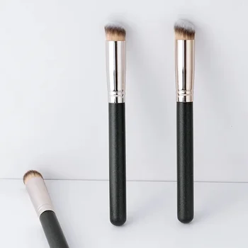 Set di Pennelli Professionali per il Trucco 270 Pennello per Correttore 170 Pennello per Fondotinta 370 Pennello per Illuminante Setole Sintetiche Morbide Strumenti per il Trucco del Viso
