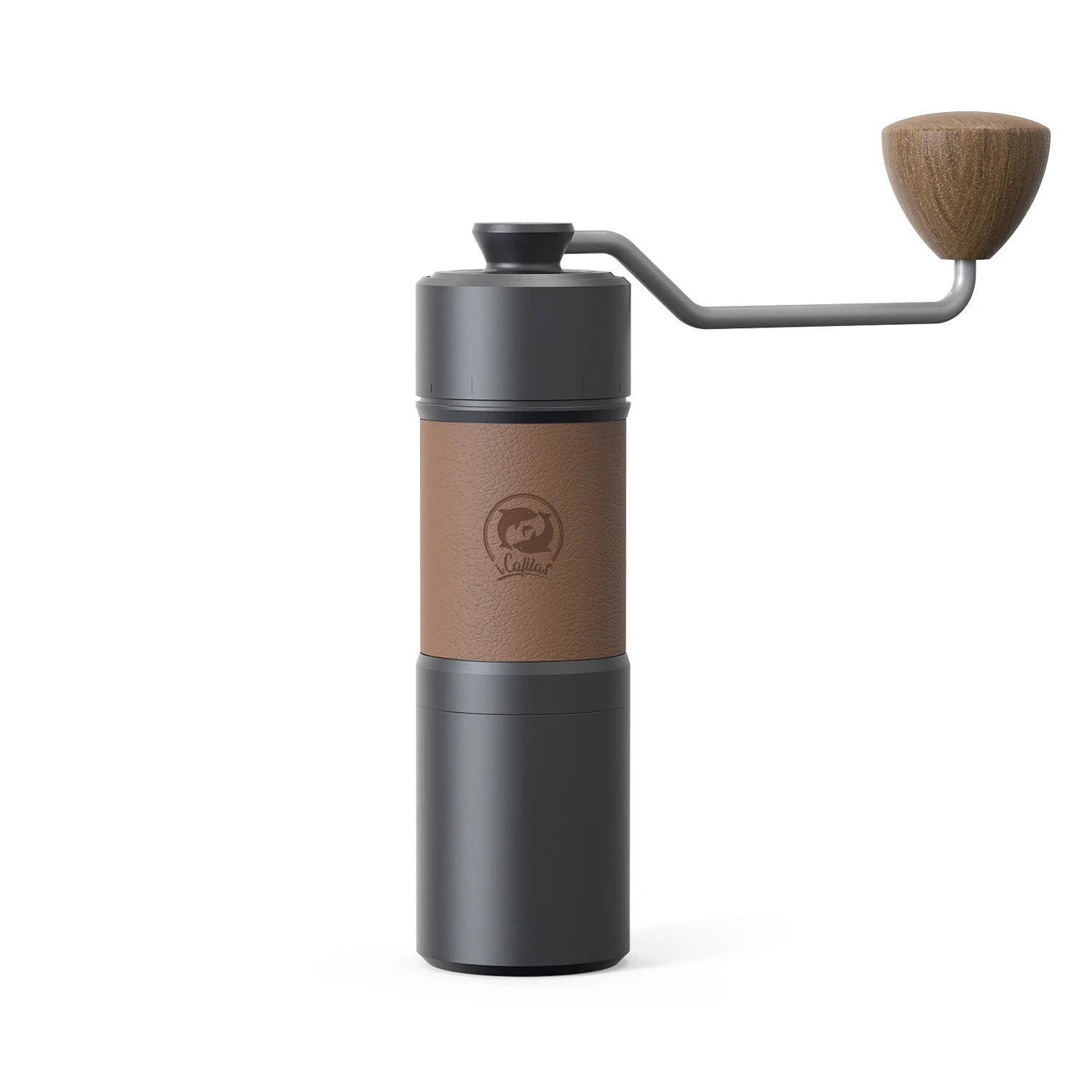 

iCafilas Manual Coffee Grinder Portable Mill 420 Stainless Steel 30G Capacity 40mm Stainless Steel Titanium Plating Burr