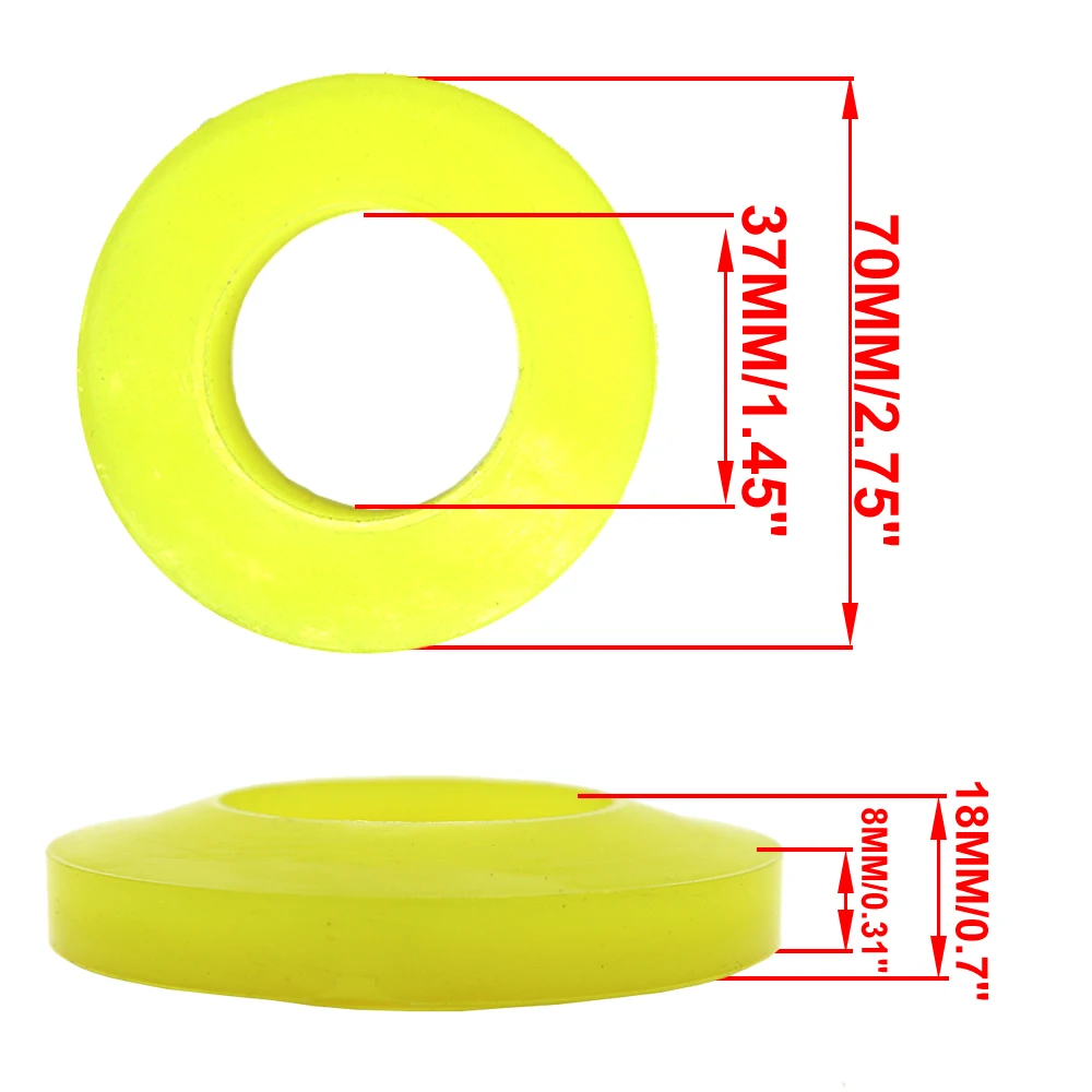 4Pcs Car Strut Tower Mount Universal Car Trunk Rubber Bushing Dampers Front Strut Tower Mount Buffer Shock Absorber Quiet Ride Styling Accessories