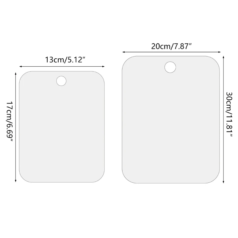 Acrylic Shower Mirror for Man Shave Shaving Mirror Bathroom Hangable makeup mirror acrylic mirrors wall mirrors