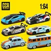 CCA MSZ 1:64 Gulf Painting Volkswagen Beetle Ford BMW Lamborghini Classic Alloy Diecast Car Model  Collection Gift 1