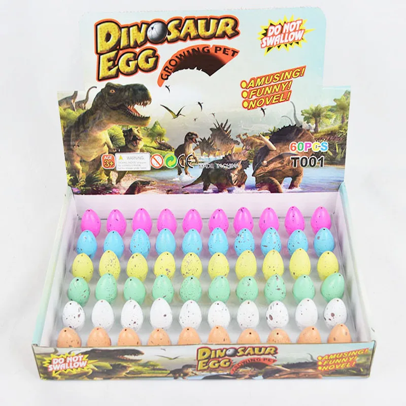 10pcs/lot Cute Dinosaur Eggs Kids Toys Add Water Growing Dinosaur