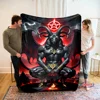 Pentacle Symbol Goat Head Soft Flannel Blanket for Bed Bedroom Sofa Picnic,Warm Throw Blanket for Cover Outdoor Leisure Nap,Gift 1