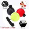 Boxing Reflex Speed Punch Ball Boxing Rubber Balls for Agility Reaction Training with Sweatband Fitness Equipments Accessories 5