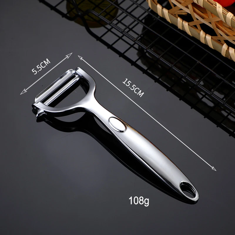 Vegetable Peeler Stainless Steel Fruit Potato Carrot Scraper Kitchen Tool