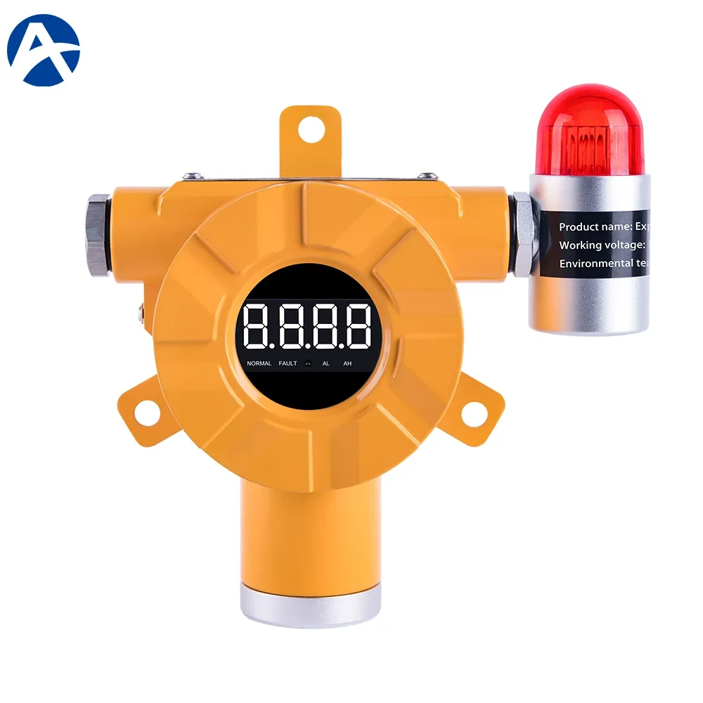 Industrial Gas Detector Combustible LPG Gas Detector Fixed Flammable and Explosive Gas Detector 0-100%lel