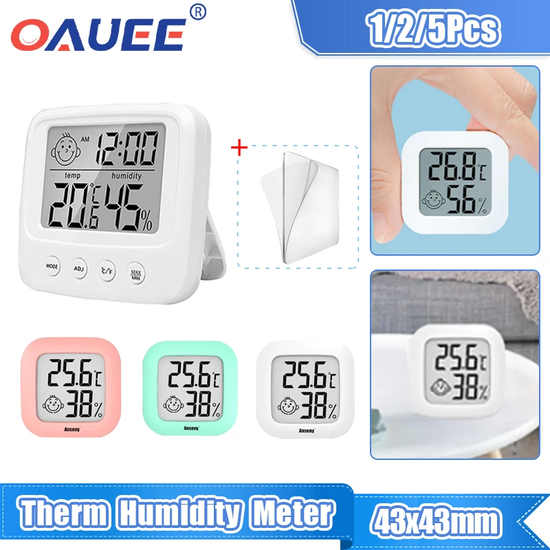 Digital Thermometer Mini Thermometer Hygrometer for Home Indoor