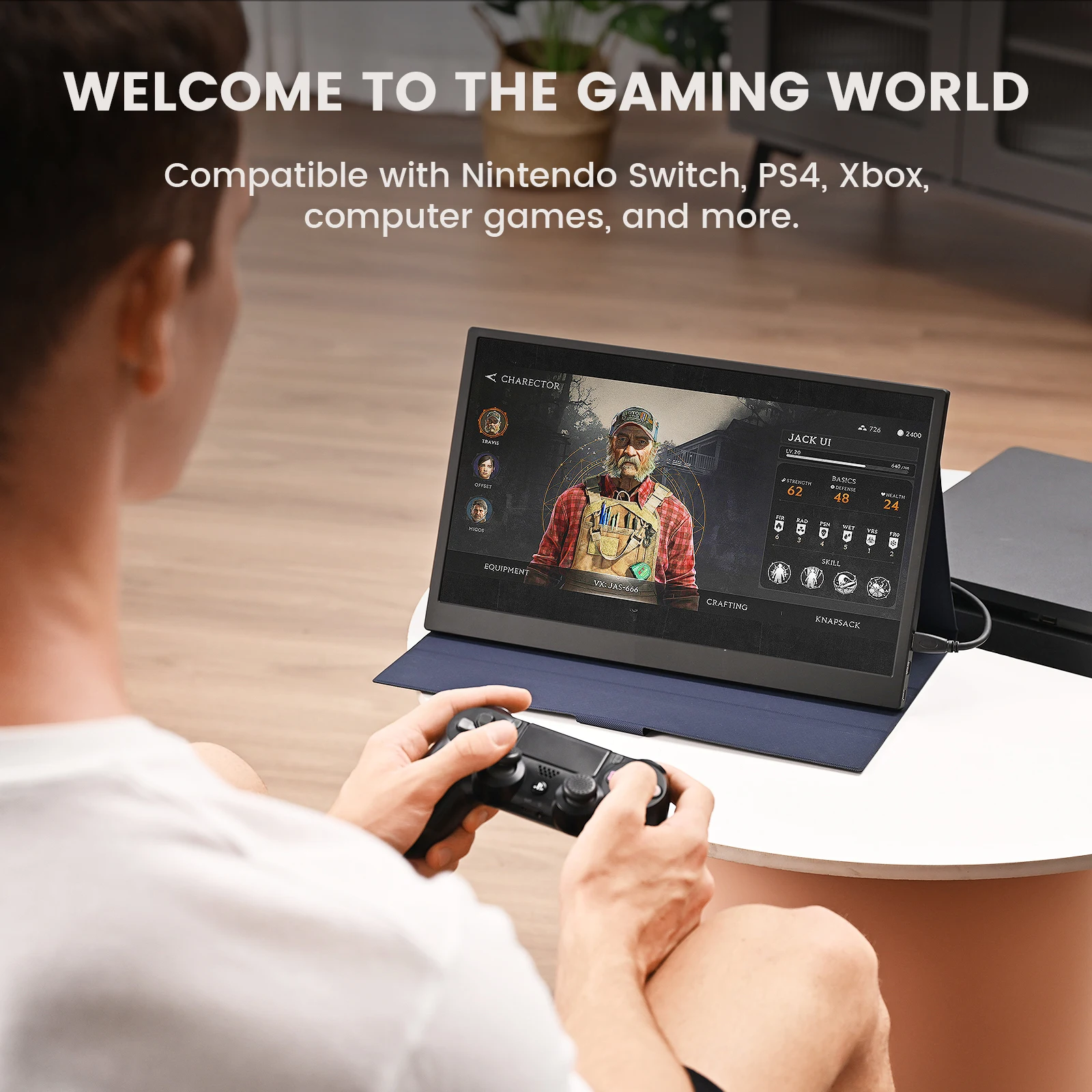 Ninkear-޴  15.6 ġ 1920x1080P FHD IPS 60Hz LCD ž PS4 ġ XBOX ONE ȣȯ HDMI, ž  ޴ LCD ȭ