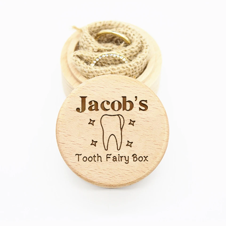 Personalized Engraved Baby Tooth Keepsake Box