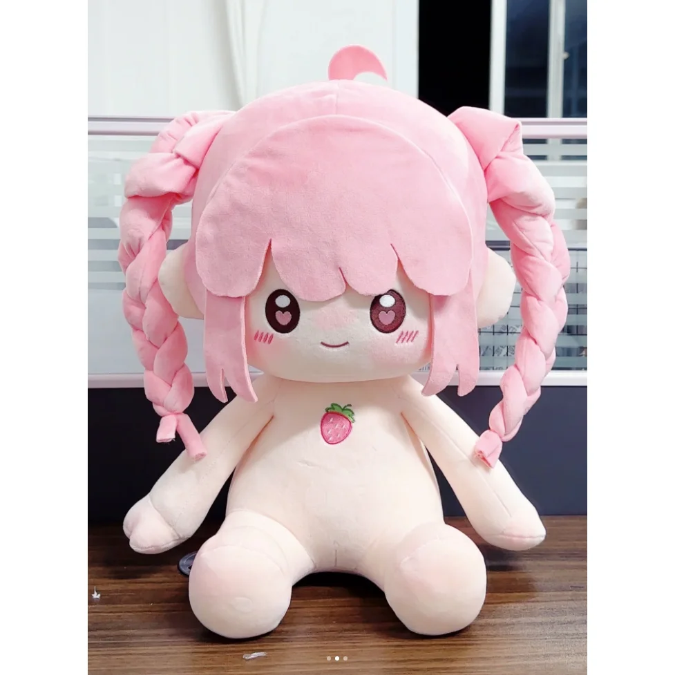 

No Attribute 40CM Strawberry Doll Game Cosplay Plush Stuffed Cotton DollBody Cosplay Dress Up Monster Plushie Gift