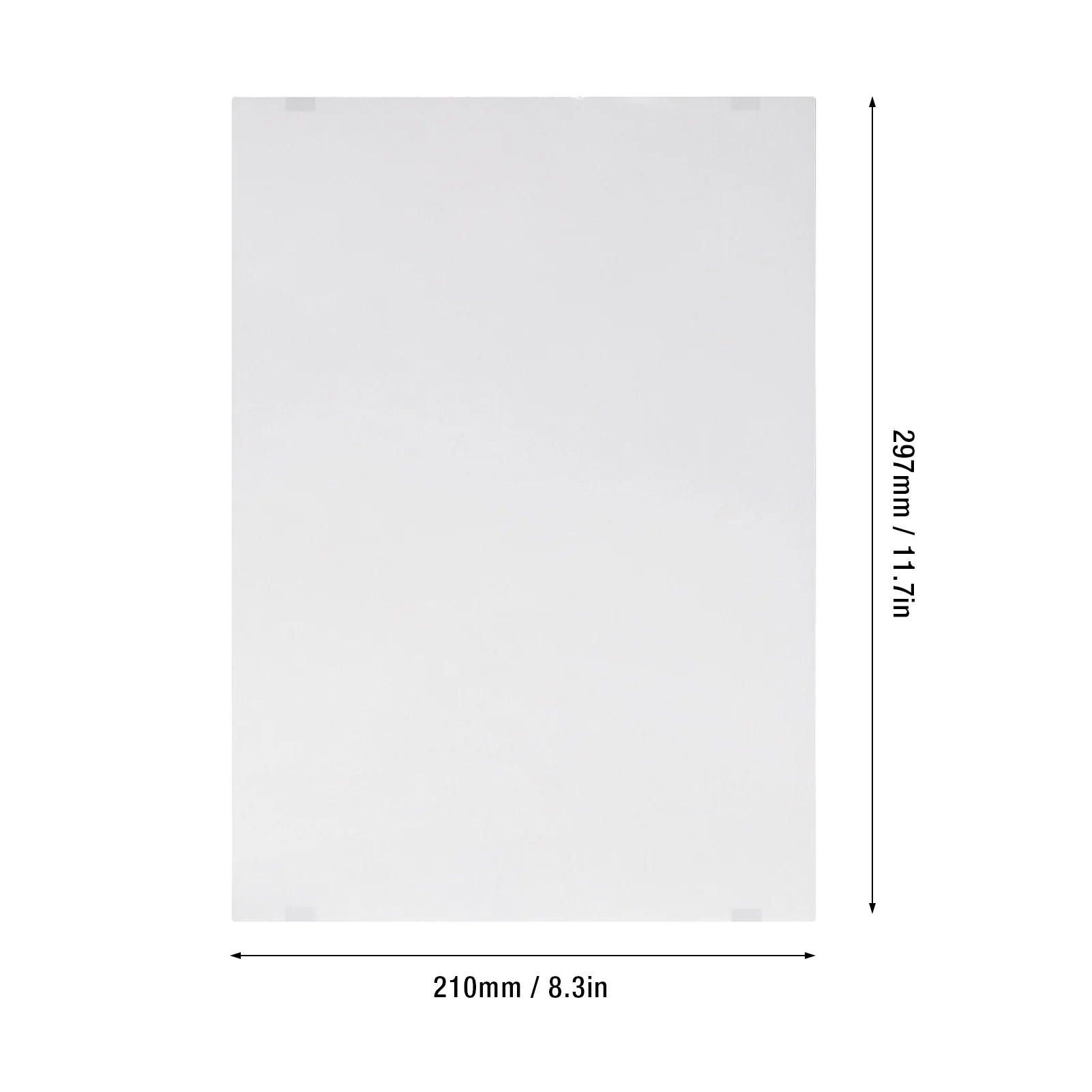 100 Sheets A4 Thermal Printing Paper for Portable Printer Quick Dry Compatibility Inkless Multifunctional Folded Thermal Paper