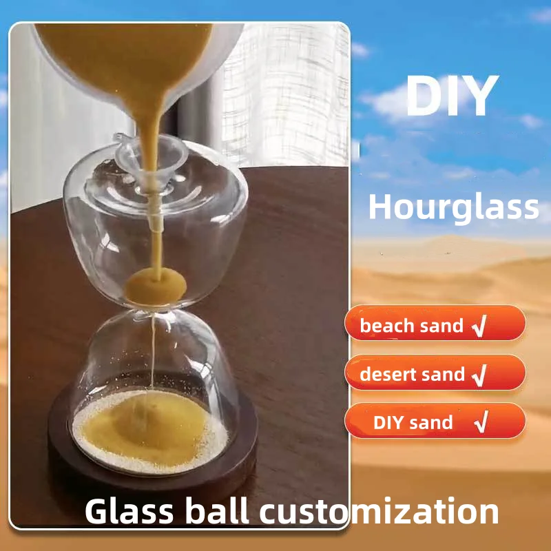 DIY Manual filling glass balls hourglasses crystal Color quality sand crafts Creative souvenirs