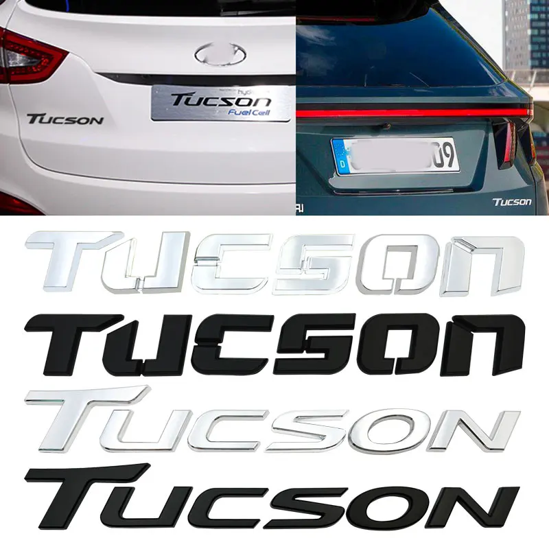 3D Plastica Tucson Emblema Tronco Adesivo Decalcomania Lettere Adatte Per Hyundai Tucson 2005-2014 Accessori Decorativi Per Auto