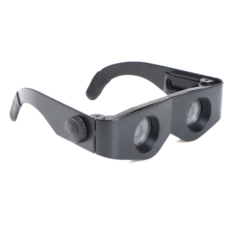 Portable Glasses Style Telescope Magnifier Binoculars For Fishing Hiking Concert