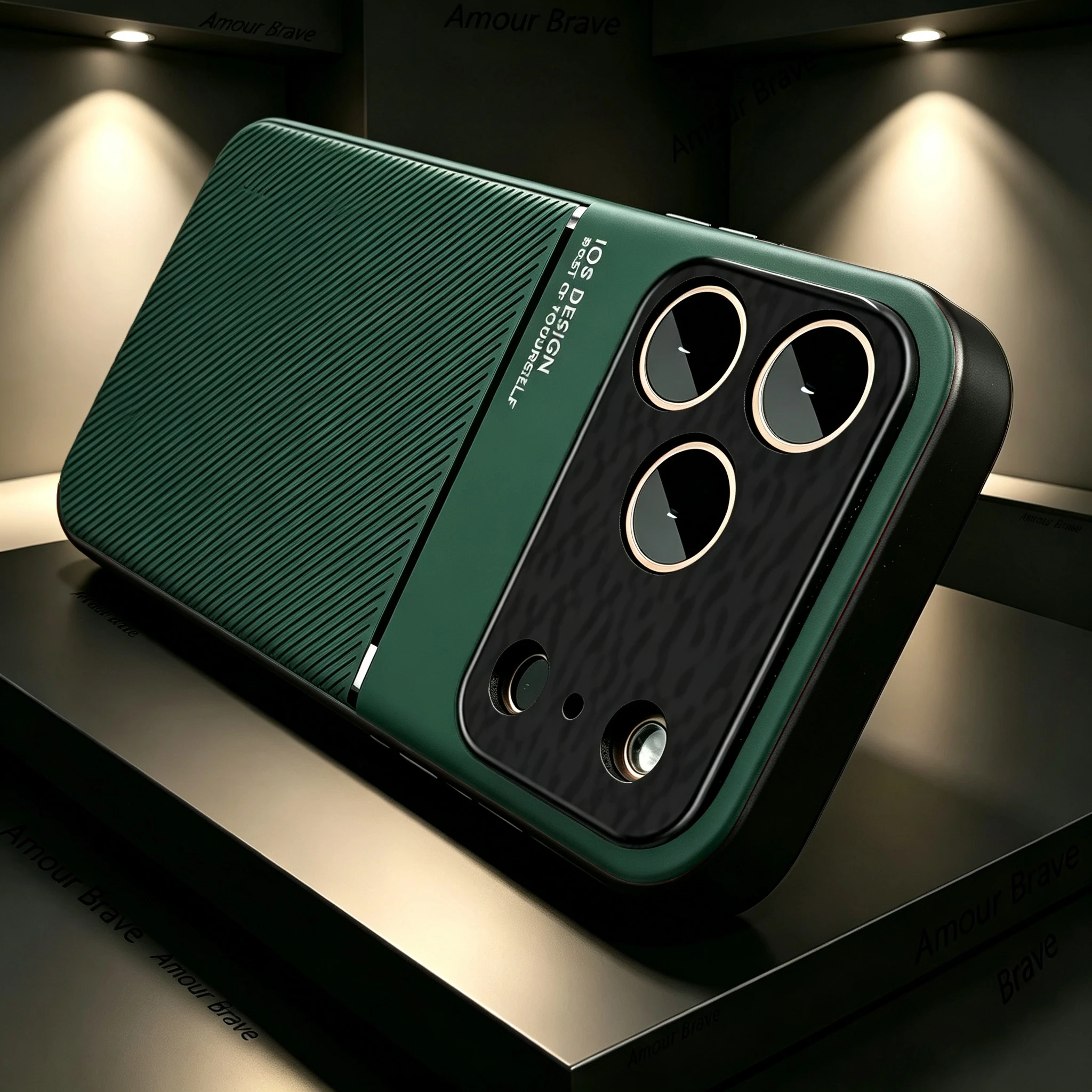 Leather Texture Magnetic Phone Case - Elegant and Durable Cover