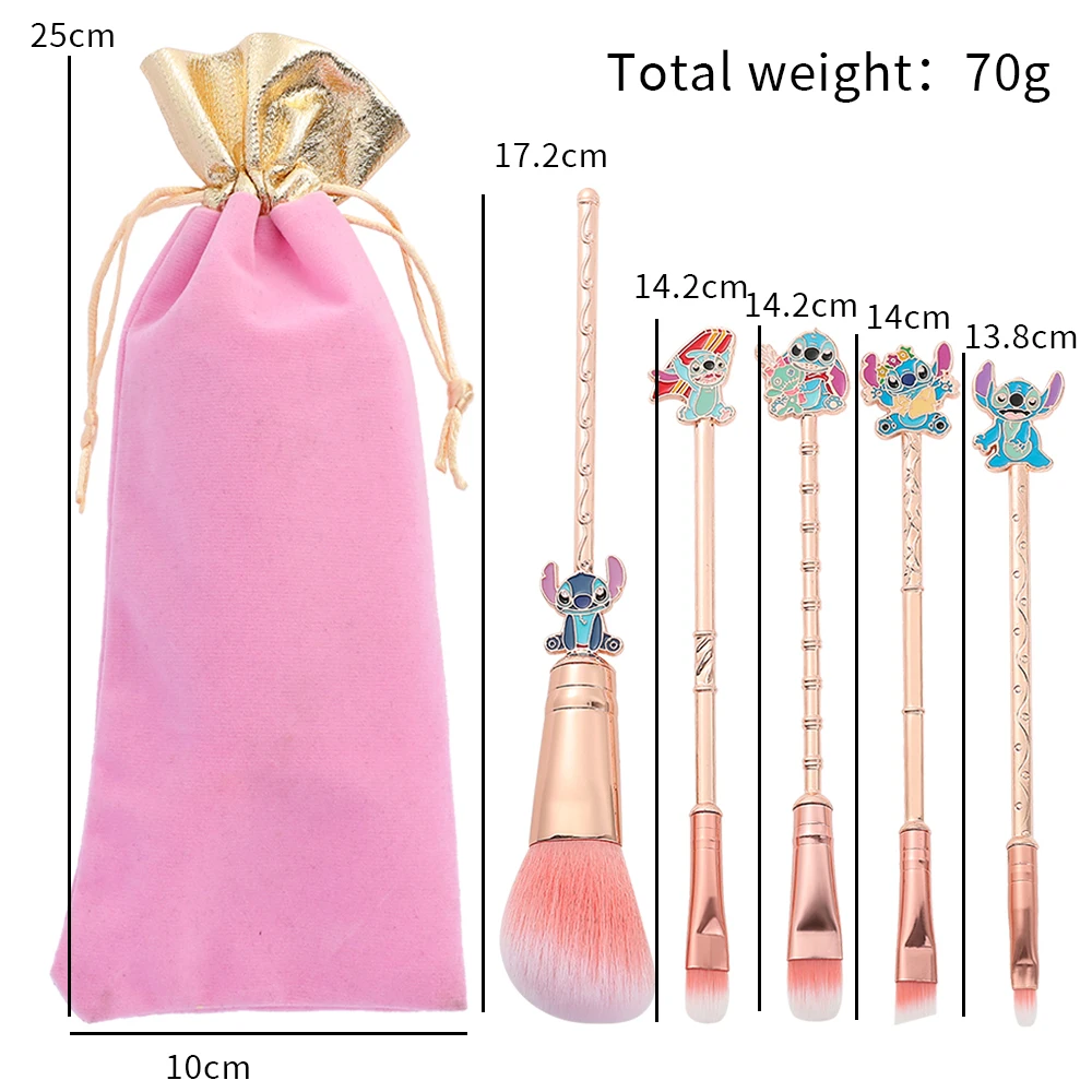 ディズニー-リロとスティッチメイクブラシセット,漫画のメイク