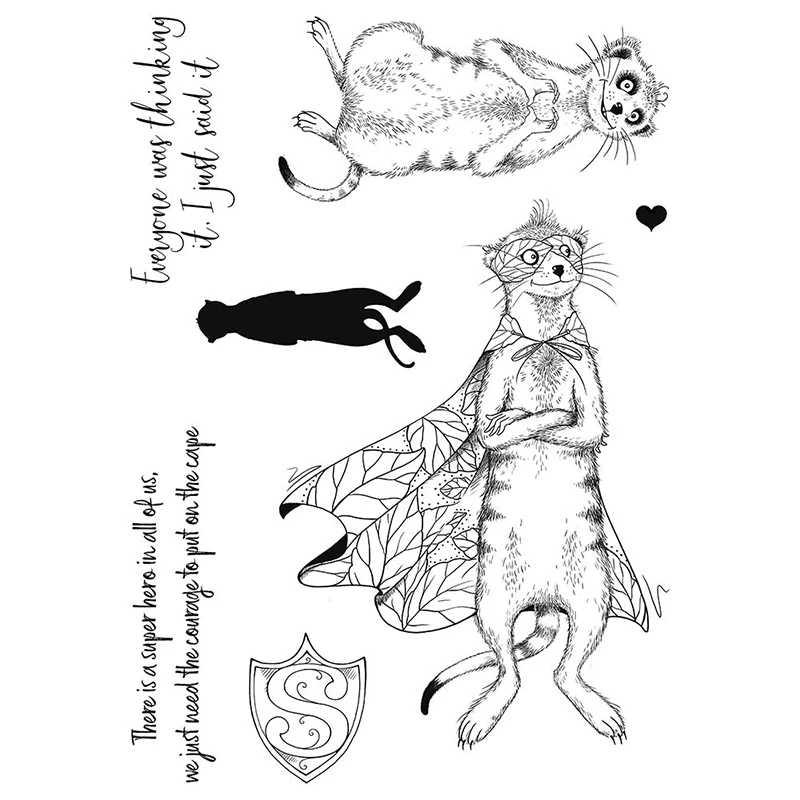 

Прозрачные силиконовые штампы с супергероями для скрапбукинга и творчества, новинка 2024, X15