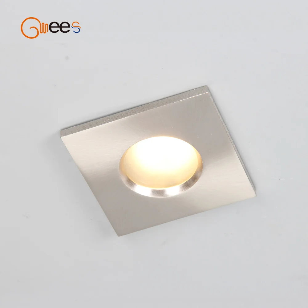 

Led Water Proof Downlight IP44 Square Recessed Ceiling Spot Lamp Frame Gu10/mr16 SpotLight Fitting Fixture for Bathroom Balcony