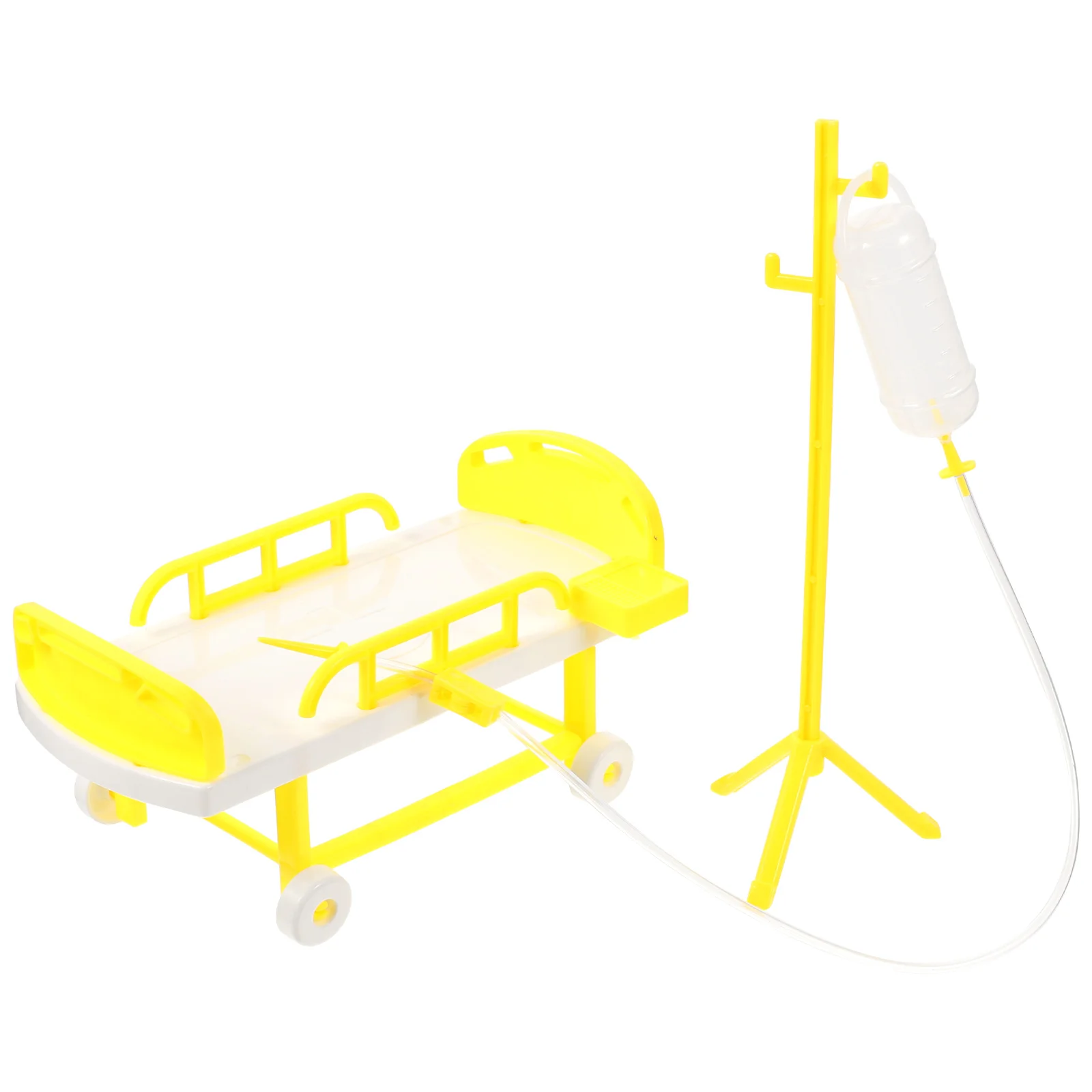 Simulated Hanging Infusion Bottle Model Kids Toys House Playing Doctor Pretending Hanging Bottle Hospital Bed, 3