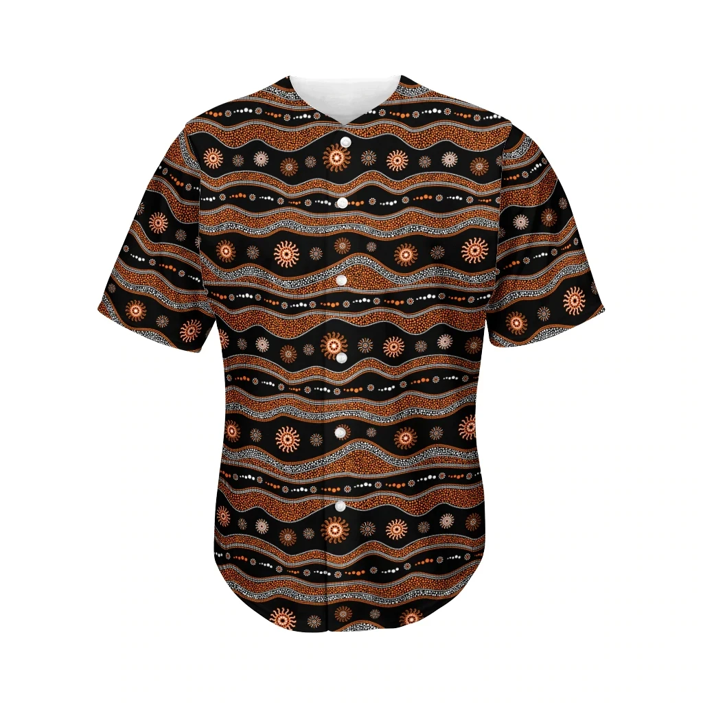 Newest 3Dprinted Aboriginal Pattern Newest Baseball Jersey Shirt Casual Streetwear Unique Unisex Funny Sport Streewear Style-2